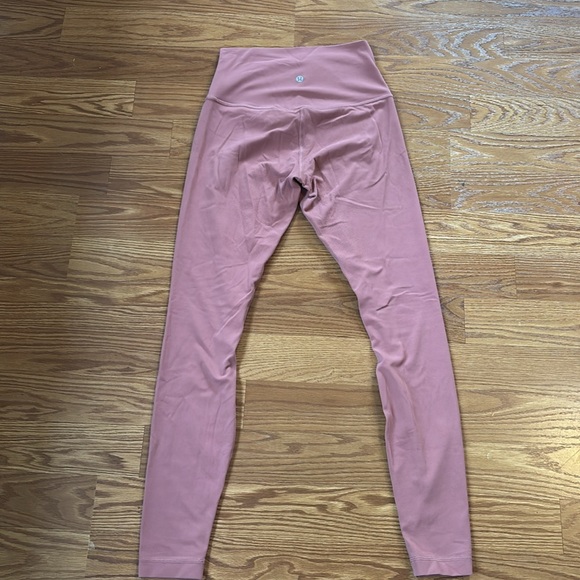 Lululemon Align Super-High Rise Pants 28" in Rose Pink Size 6 - Picture 3 of 8